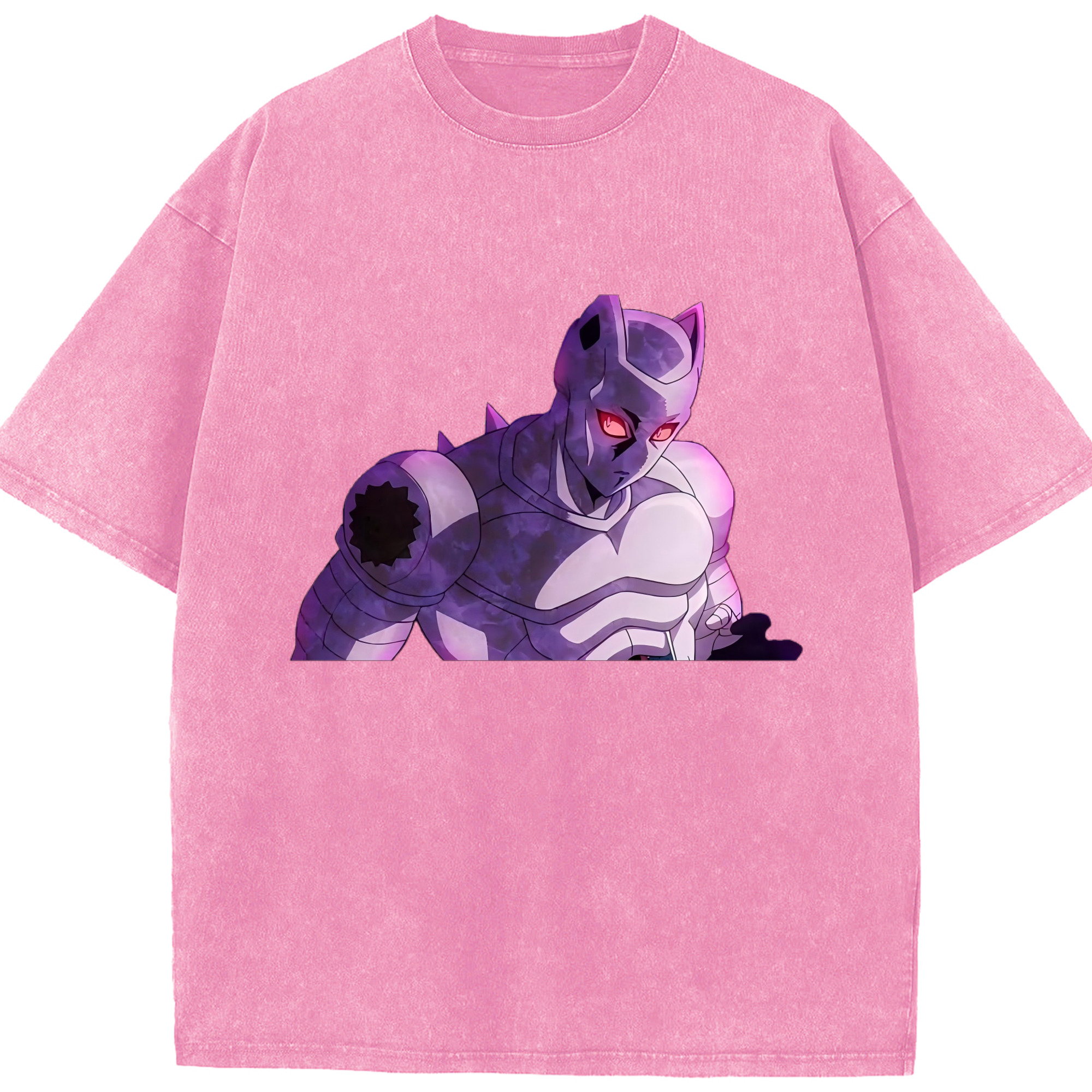 （画像用） ジョジョの奇妙な冒険 きら よしかげ JoJo's Bizarre Adventure Kira Yoshikage 綿100% ヴィンテージ風 半袖Tシャツ（フロントプリント）